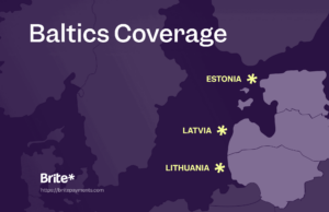 Brite Payments coverage across the Baltic region