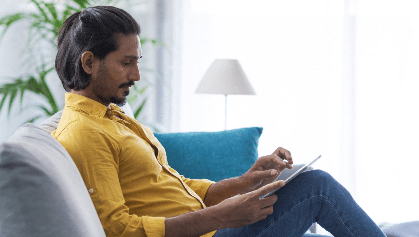 A man looking concerned about The 6th Anti-Money Laundering Directive (6AMLD) – a header image.
