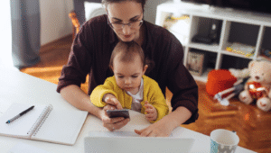 What is a Third-Party Provider, or TPP header image – with a baby!
